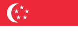 The flag of Singapore